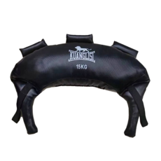 킹스트롱 운동 헬스 불가리안백 모래주머니 블랙, 15kg