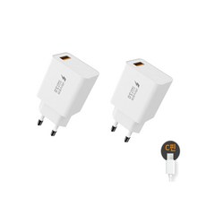 IRIVER)급속충전기(IHA-HQ30C/QC3.0/Type-C) 2개