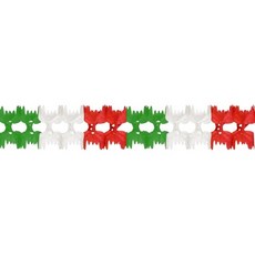 Pkgd 미인대회 갈랜드 빨강 흰색 녹색 파티 액세서리 1 카운트 1Pkg, Red/White/Green