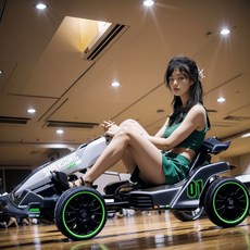 레이싱 카트 전동 고카트 전기 루지 드리프트 레이싱카트 전동카, 전기구동, 19. 회색(풍선휠) 12V14a 12시간, 1개