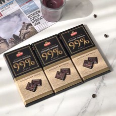 러시아산 프리미엄 75100 버터 다크 무설탕 스파르타쿠스. 매우 초콜릿 쓴맛의 순수, 1개, L. 3개 85g 99 다크 초콜릿