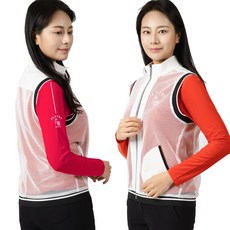 [스타일필드] 봄 여름용 여성 시원한 쿨 망사 메쉬 조끼 아웃도어 골프웨어 베스트 WD102
