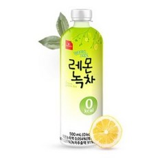 웰그린 스위츠레몬녹차 제로 500ml 24병, 1세트