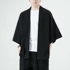 자켓 개량한복 여름 두루마기 다크네이비 남성 7부