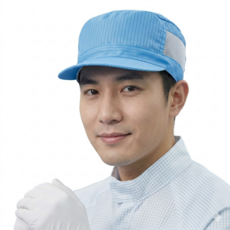 MK 방진모자 여성모자 남성모자 화이트, 하늘색, 1개