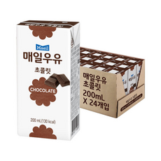 매일 멸균우유 초콜릿우유, 200ml, 1개