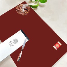 環保護眼學生書桌墊 防水學習桌課桌墊 桌麵保護墊, 波爾多紅 無甲醛無異味 ,40cm*60cm 小桌墊