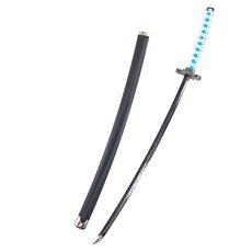 玩模坊 鬼滅之刃 初代炭治郎 日輪刀 25.5cm 鋅合金模型, 如圖, 1個