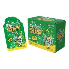 입에서 톡톡! 찍어먹는 팝핑캔디 팝핑롤리팝 사이다향 1박스, 15개, 14g