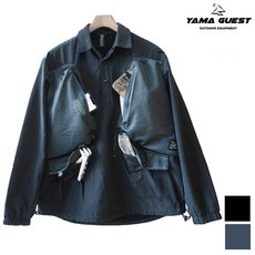 Yama Guest 山系防撕裂網布多袋衛衣 露營罩衫 - 機能網布多口袋上衣