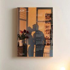 세잔느화실 2026 새해달력 영화같은 한컷 감성 한장달력 캘린더 시리즈 6종 캔버스액자, 05.Lovers