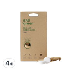BAS 그린 텀블러 세정제 15p, 75g, 4개