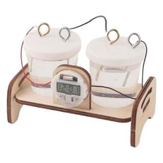 중학과학 소금물 연료전지 시계만들기 실험키트 방과후교실 체험학습 과일전지키트, 1세트