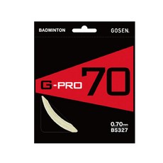 고센 지프로 70 GOSEN G-PRO 70 배드민턴 거트 스트링, 옐로, 1개