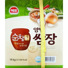 고깃집쌈장 쌈장 순창궁 대용량 업소용 고기쌈장 지함 캠핑 식자재 14kg 양념, 1개