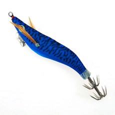 후지토 수평왕 2.2호 네츄럴 한치 다단채비 갑오징어 주꾸미 화살촉오징어 에기, 1개, 7g, 2고등어+블루