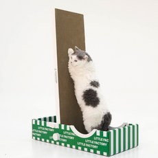 리틀팩토리 수직 고양이 스크래쳐 박스 각도조절 미들보드 세트, 1개, 그린
