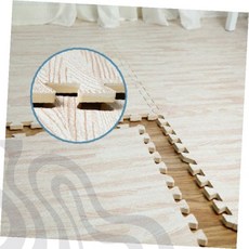 퍼즐 조립 매트 층간소음 방지 체육관 쿠션 방수 안전 놀이방, 1개, 아이보리