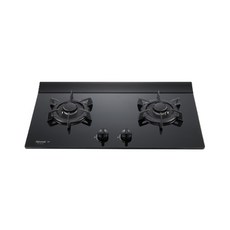 RINNAI林內 彩焱系列-RB-L2680G(B)(A) 檯面式彩焱玻璃雙口爐 不含安裝, 液化石油氣 (LPG), RB-L2680G(B)(A)-檯面式彩焱玻璃雙口爐 不含安裝