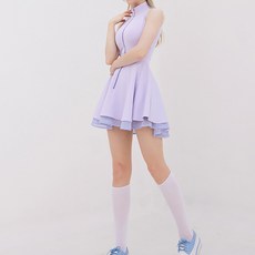 슬림소녀 여성 여름 하늘하늘 플리츠 스커트 스포츠 배드민턴 골프 원피스 테니스 스커트