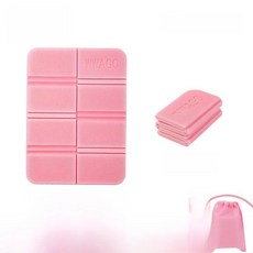 폼 캠핑 매트 휴대용 야외 시트 쿠션 방습 방수 잔디밭 야생 여행용, 16. 20 off 핑크색 겹쳐 쌓는 수납 주머니