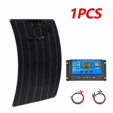 슈퍼 파워 태양 전지판 RV 보트 자동차 가정용 캠핑에 적합 배터리 충전기 키트 1000W 18V 36V 72V, 02 1000W  1PCS, 01 빠른