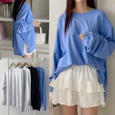 요정되는루즈유넥티셔츠 505U462S 빅사이즈 여성의류