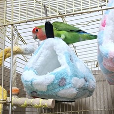 앵무새둥지 포치 앵무새침대 앵무새 하트둥지 소, 본상품