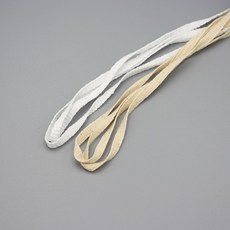 (인형소품) 5mm 스트링끈 면끈 후드끈, 화이트, 1개