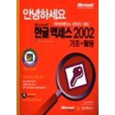 한글 액세스 2002 기초+활용(안녕하세요), 정보문화사