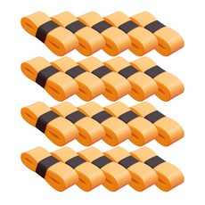 20개 ZARSIA 스티키 미끄럼 방지 테니스 라켓 그립 땀 흡수 배드민턴, 04 MIX(20pcs)