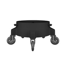 오플렉스 버킷돌리 블랙 본체만, 4인치 바퀴 1세트 5P