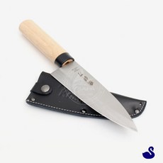 NS 비금도 데바칼 145mm 가죽칼집 스테인리스칼 회칼