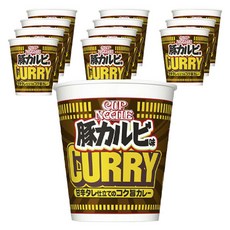 NISSIN 日清 CUP NOODLE 合味道 豬排風味咖哩 103g, 12個