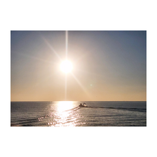 네모아트 일출바다풍경 포스터 인테리어 사진, 종이포스터