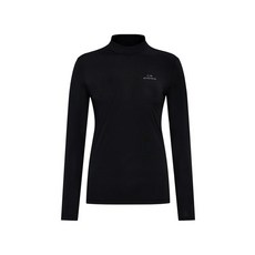 아이더 EIDER PERFORMANCE 여성 하이게이지 긴팔 라운드 티셔츠_Black DWM25219Z1