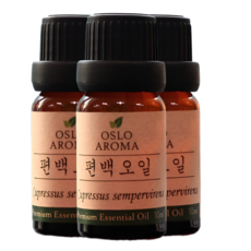 오슬로 편백나무 편백수 피톤치드 원액 100% 편백오일, 3개, 10ml