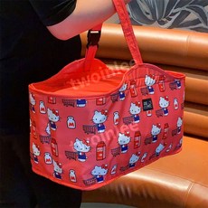 헬로키티 가방 피크닉 보온 보냉백 아이스백 야외 캠핑 휴대용, 레드