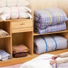 捆被子專用捆綁帶 衣物收納整理繩 衣櫃居家整理神器, 1個, 80cm長10條-陞級加長,無規格