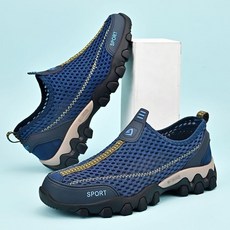 【KK】涼鞋網鞋夏季透氣男鞋，戶外男士登山鞋防滑休閑輕便軟底運動網面，男生休閒鞋