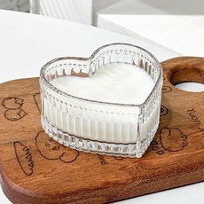 樂購 可愛桃心碗 少女心網紅甜品專用玻璃碗 ins風高顔值簡約食品級, 1個, 愛心碗豎紋1只