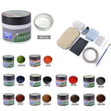 가죽쇼파클리너 가죽복원제 8 관련 도구로 액체 피부 보수 자동 카시트 소파 코트 구멍 스크래치 균열 찢어진 비닐 수리 키트 도구, 하얀색, 1개