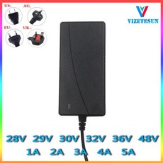 28V 29V 30V 32V 36V 48V 1A 2A 3A 4A 5A 스위칭 전원 어댑터 충전기 DC 5.5*2.1mm, 01 36V, 01 5A, 01 US