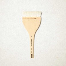 화홍 백붓 100 5호 90mm 평붓 배경붓 미술용품 1개입