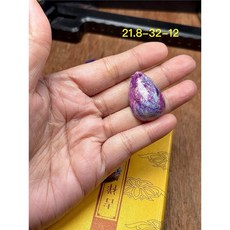 舒俱徠裸石 夢幻多彩櫻花粉紫 天空藍 招財黃 收藏級寶石, 1個