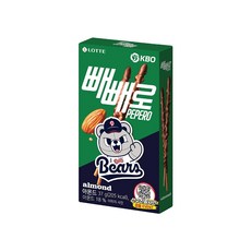 KBO X 아몬드 빼빼로 두산 베어스, 37g, 15개
