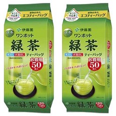 ITO EN 伊藤園 一煮即飲綠茶茶包, 2個, 50入, 3g
