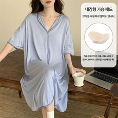 임산부 모달 잠옷 (15color) 여름 원피스 수유 임부복