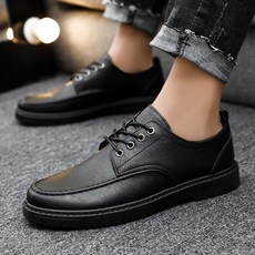 남성용 캐주얼 쿠션 프리미엄 가죽 컴포트 웰트화 로퍼H127