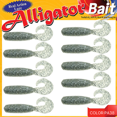 JRC엘리게이터 BIG SALT4 고비중 글럽웜, P38